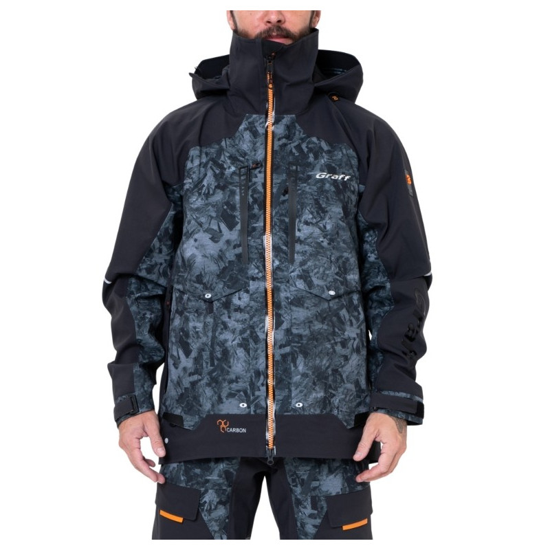 Kurtka przeciwdeszczowa Graff 631-B-8/3 carbon edition 3.0 roz.XL