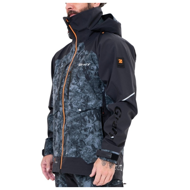 Kurtka przeciwdeszczowa Graff 631-B-8/3 carbon edition 3.0 roz.XL