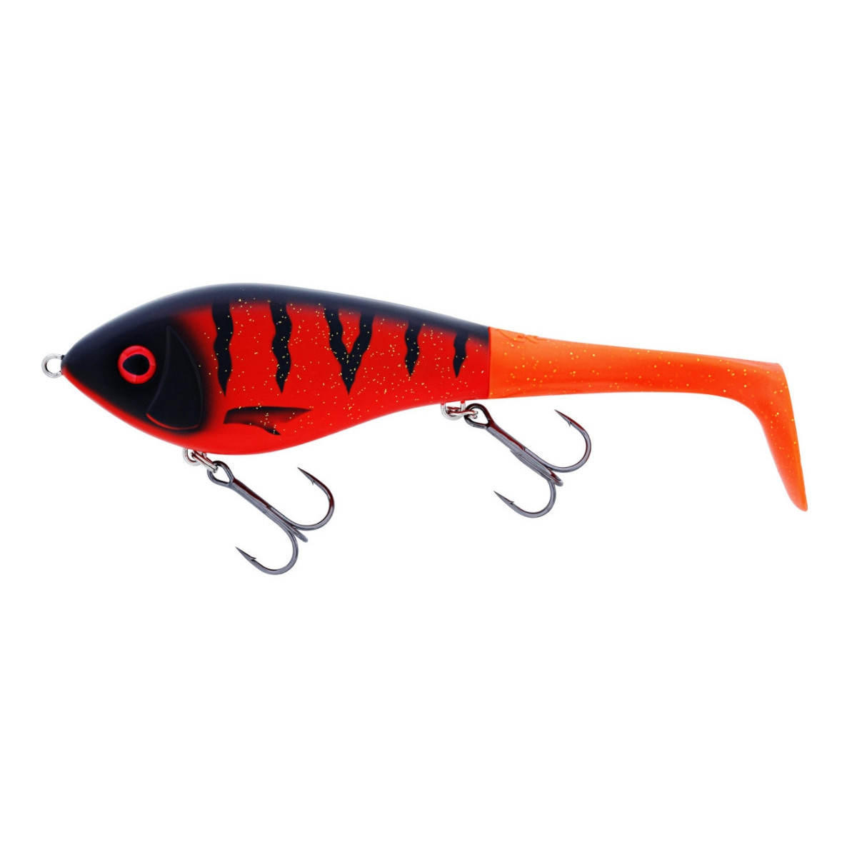 Wobler Westin Swim Tail 12cm SINKING - Fire Wobler Westin Swim Tail 12cm SINKING - Fire