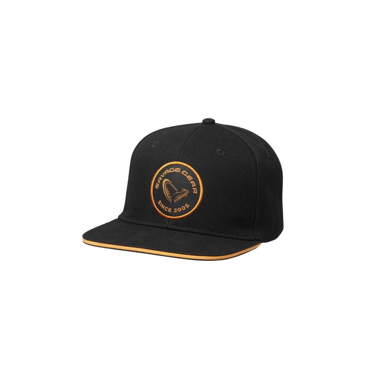 Czapka Savage Gear Badge Flatbill Cap Black Orange Czapka Savage Gear Badge Flatbill Cap Black Orange