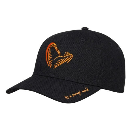 Czapka Savage Gear Jaw Baseball Cap Black Czapka Savage Gear Jaw Baseball Cap Black