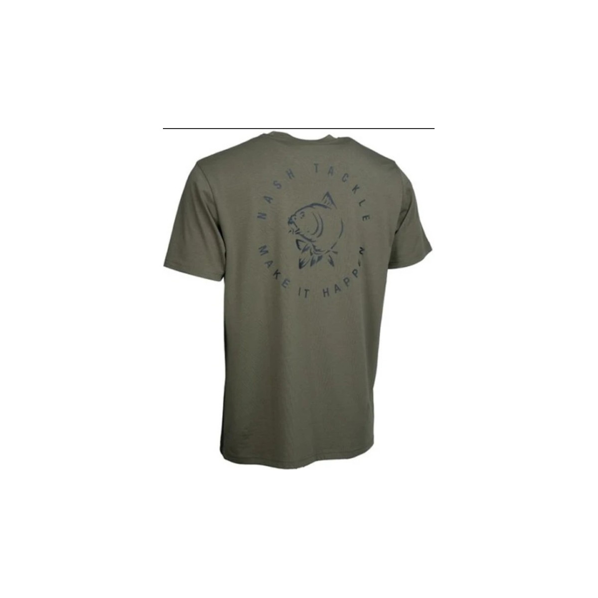 Koszulka Nash Make It Happen Carp Logo T Shirt Green roz.XXL