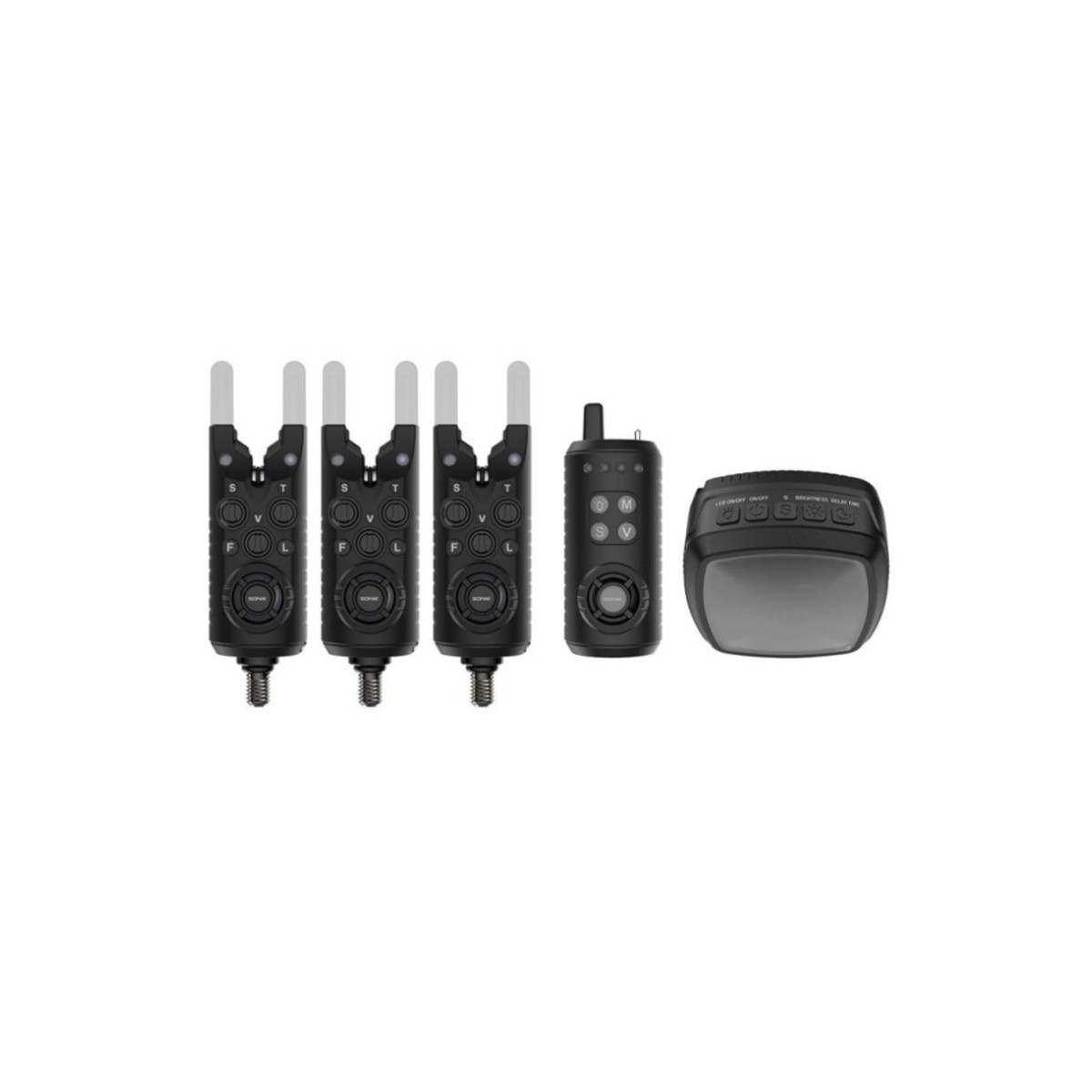 Zestaw Sygnalizatorów Sonik Gizmo2 3+1 + Lampa Namiotowa Zestaw Sygnalizatorów Sonik Gizmo2 3+1 + Lampa Namiotowa