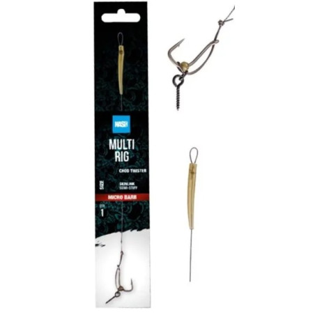 Przypon Nash Multi Rig Barbed hak 2