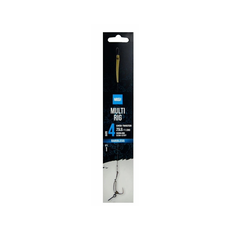 Przypon Bezzadziorowy Nash Multi Rig hak4 / 25lb Przypon Bezzadziorowy Nash Multi Rig hak4 / 25lb