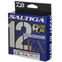 Plecionka Daiwa Saltiga DURASENSOR 12 BRAID EX+Si3 300m / 0,16mm / multicolor