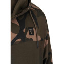 Bluza z kapturem Fox LW Khaki/Camo Split Zip Hoody roz.L