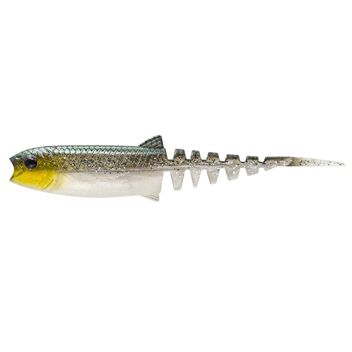 Przynęta gumowa Savagear Cannibal Minnow V-tail 10cm - green silver Przynęta gumowa Savagear Cannibal Minnow V-tail 10cm - green silver