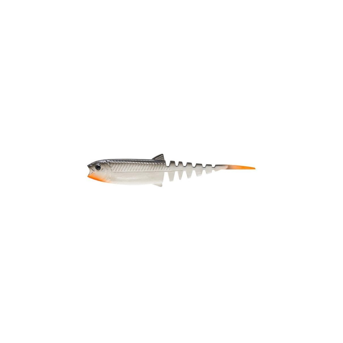 Przynęta gumowa Savagear Cannibal Minnow V-tail 12.5cm - white black Przynęta gumowa Savagear Cannibal Minnow V-tail 12.5cm - white black
