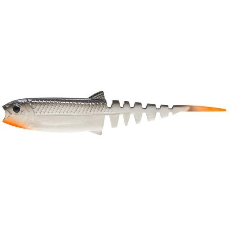 Przynęta gumowa Savagear Cannibal Minnow V-tail 15cm - white black