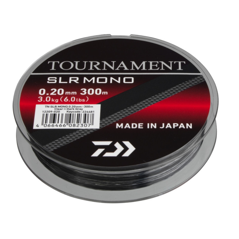 Żyłka Daiwa Tournament SLR 300m 0,20mm - grey transparent Żyłka Daiwa Tournament SLR 300m 0,20mm - grey transparent