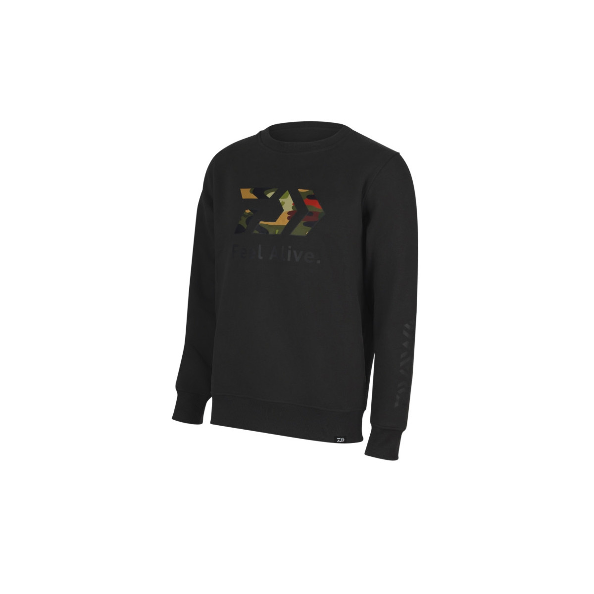 Bluza Daiwa D-VEC Crew Neck Camo roz.XL - charcoal Bluza Daiwa D-VEC Crew Neck Camo roz.XL - charcoal