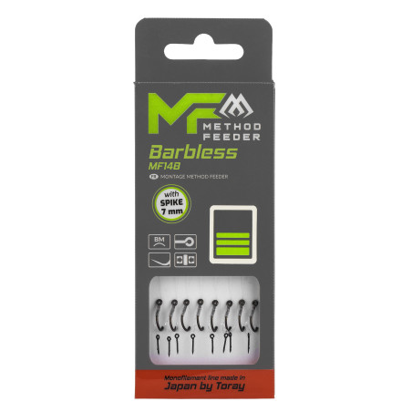 Przypon MF Mikado MF14 z igłą hak bez zadziora nr8 / 10cm / 0.23mm