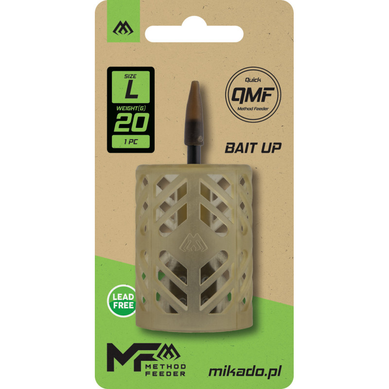 Koszyczek Mikado BAIT UP FEEDER Q.M.F. roz.L - 20g Koszyczek Mikado BAIT UP FEEDER Q.M.F. roz.L - 20g