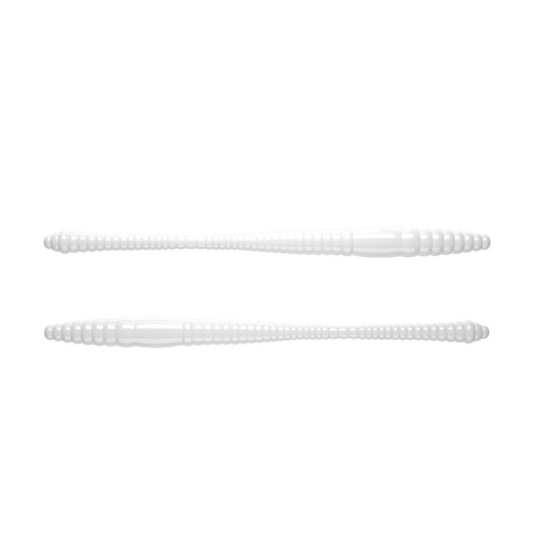 Przynęta Libra Lures DYING WORM 8cm 12szt. - 001 white - BEZ ZAPACHU Przynęta Libra Lures DYING WORM 8cm 12szt. - 001 white - BEZ ZAPACHU