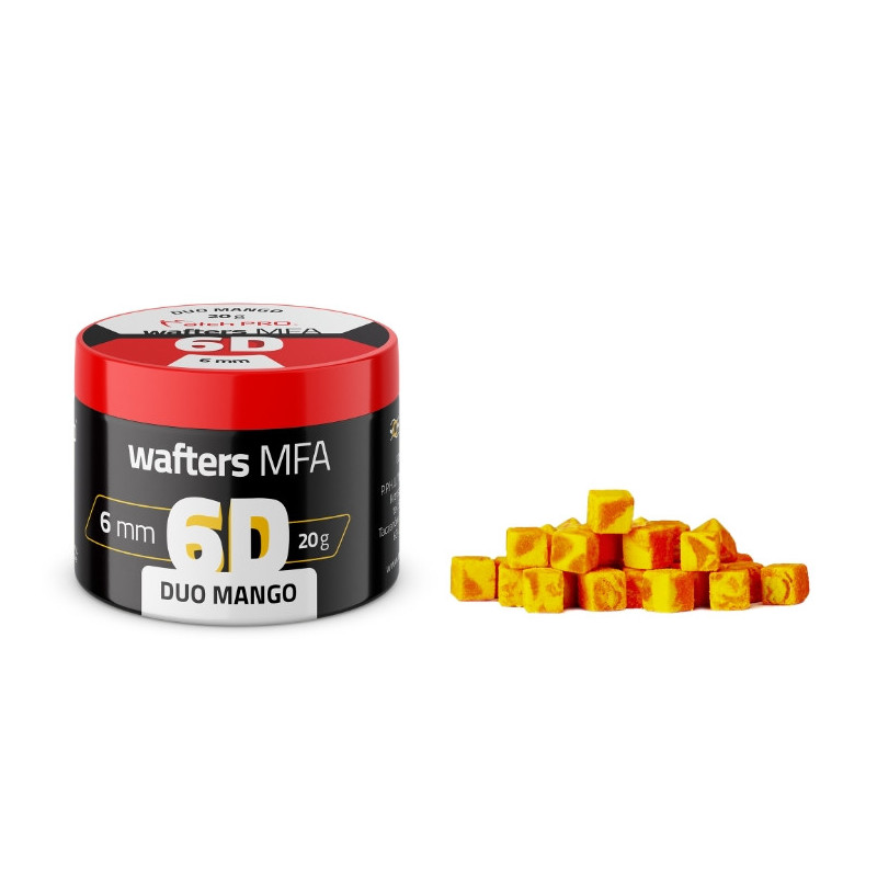 Przynęta hakowa Match Pro 6D Wafter 6x6mm 20g - duo mango Przynęta hakowa Match Pro 6D Wafter 6x6mm 20g - duo mango