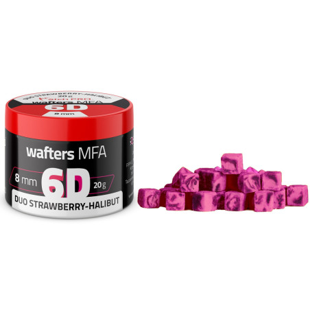 Przynęta hakowa Match Pro 6D Wafter 8x8mm 20g - Duo Strawberry-Halibut Przynęta hakowa Match Pro 6D Wafter 8x8mm 20g - Duo Strawberry-Halibut
