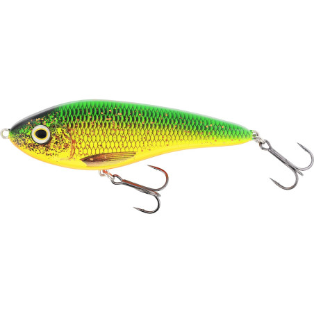Wobler Westin JERK 14cm 60g SUSPENDING - FIRETIGER RUDD Wobler Westin JERK 14cm 60g SUSPENDING - FIRETIGER RUDD