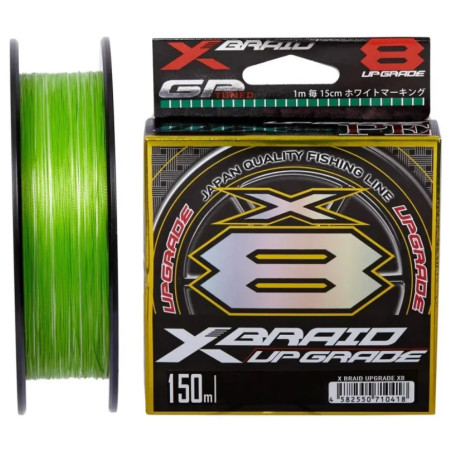 Plecionka YGK X-Braid Upgrade X8 150m / 0,205mm / jasnozielona
