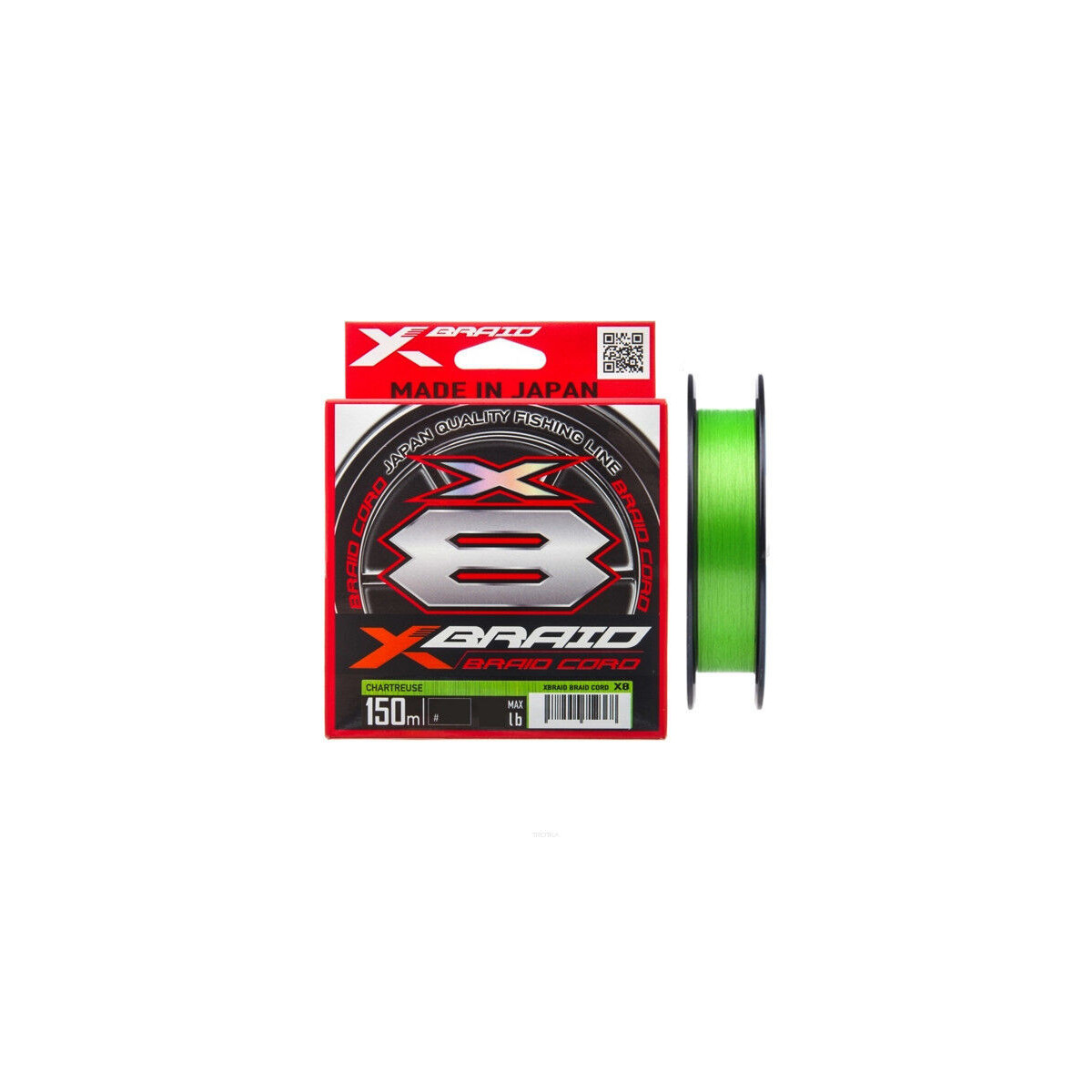 Plecionka YGK X-Braid Braid Cord X8 150m / 0.09mm / Chartreuse Plecionka YGK X-Braid Braid Cord X8 150m / 0.09mm / Chartreuse