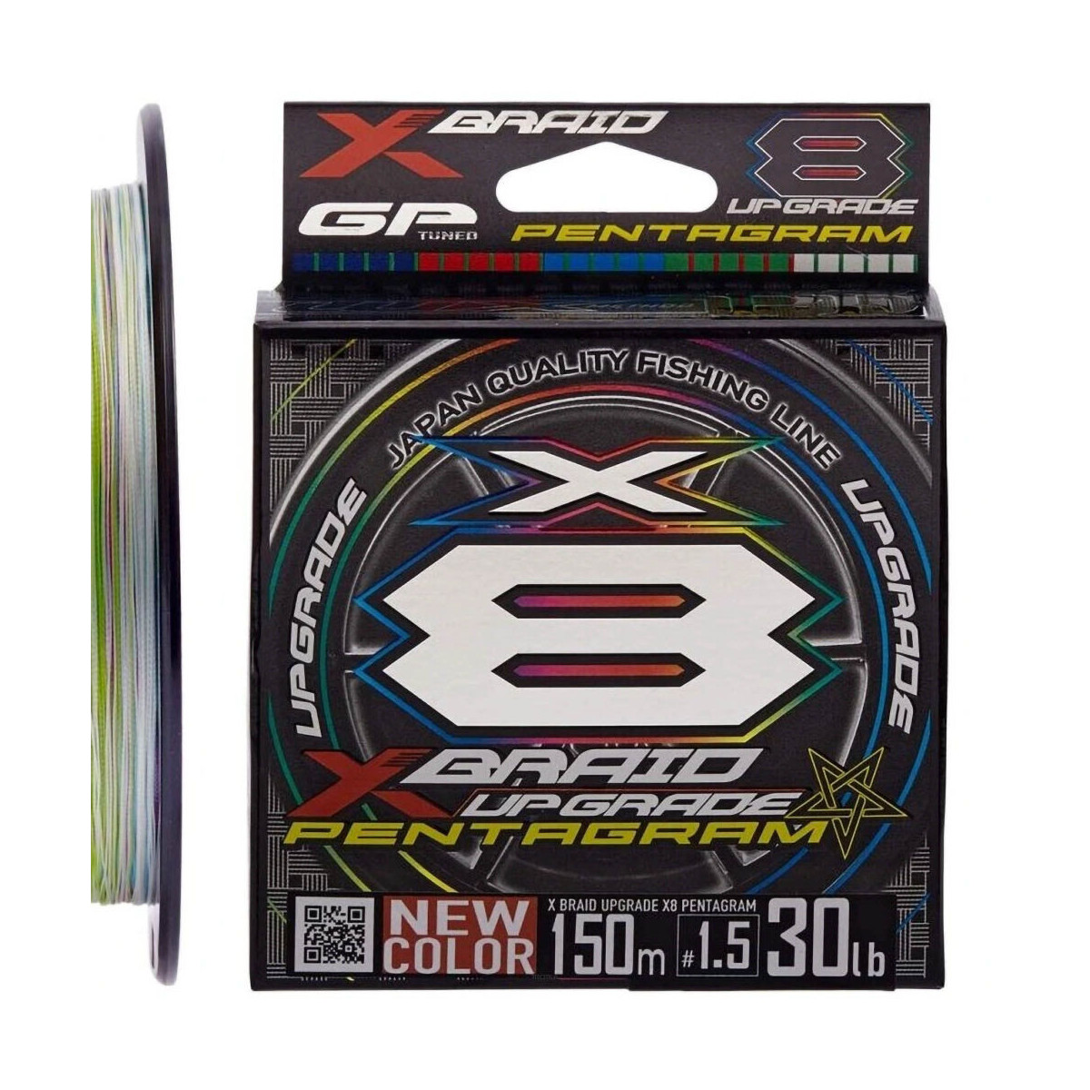 Plecionka YGK X-Braid Upgrade X8 Pentagram 150m / 0,128mm / Multikolor Plecionka YGK X-Braid Upgrade X8 Pentagram 150m / 0,128mm / Multikolor