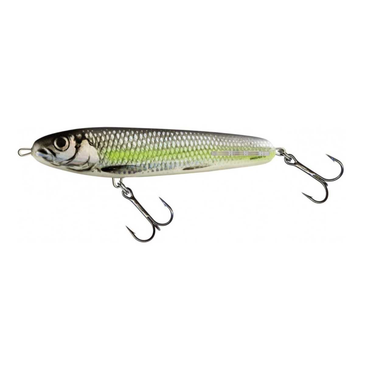 Wobler Salmo Sweeper 10cm Sinking - Silver Chartreuse Shad Wobler Salmo Sweeper 10cm Sinking - Silver Chartreuse Shad