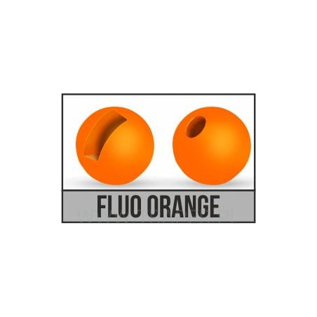 Główki wolframowe Taper Tungsten Bead SLOTTED 5,5mm - fluo orange Główki wolframowe Taper Tungsten Bead SLOTTED 5,5mm - fluo orange