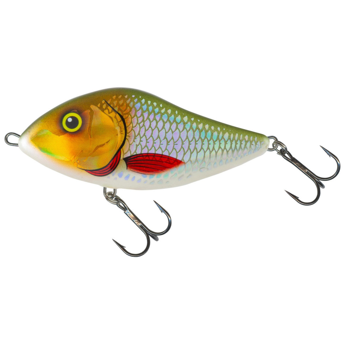 Wobler Salmo Slider 7cm Floating - Silver Holo
