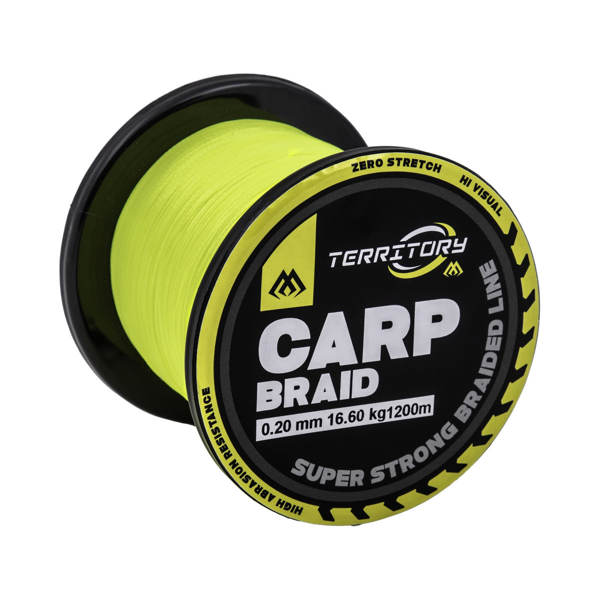 Plecionka Mikado Territory Carp Braid 1200m / 0,20mm - FLUO ŻÓŁTY Plecionka Mikado Territory Carp Braid 1200m / 0,20mm - FLUO ŻÓŁTY