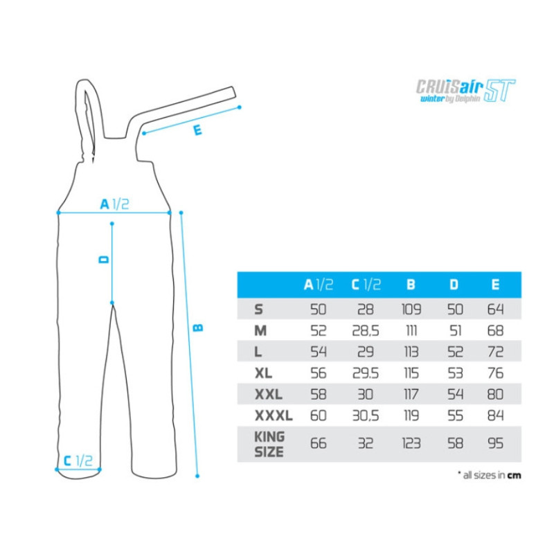 Spodnie Delphin CruisAIR WINTER 5T roz.M Spodnie Delphin CruisAIR WINTER 5T roz.M