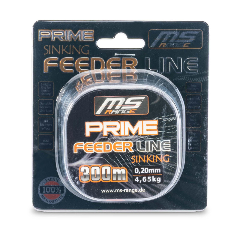 Żyłka MS-RANGE Prime Feeder Line sinking 300m 0,26mm / 7,18Kg Żyłka MS-RANGE Prime Feeder Line sinking 300m 0,26mm / 7,18Kg