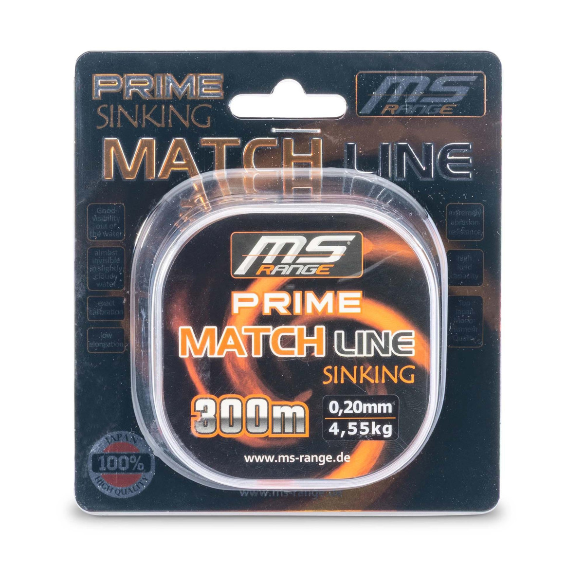 Żyłka MS-RANGE Prime Match sinking Line 300m 0,23mm / 5,80Kg Żyłka MS-RANGE Prime Match sinking Line 300m 0,23mm / 5,80Kg