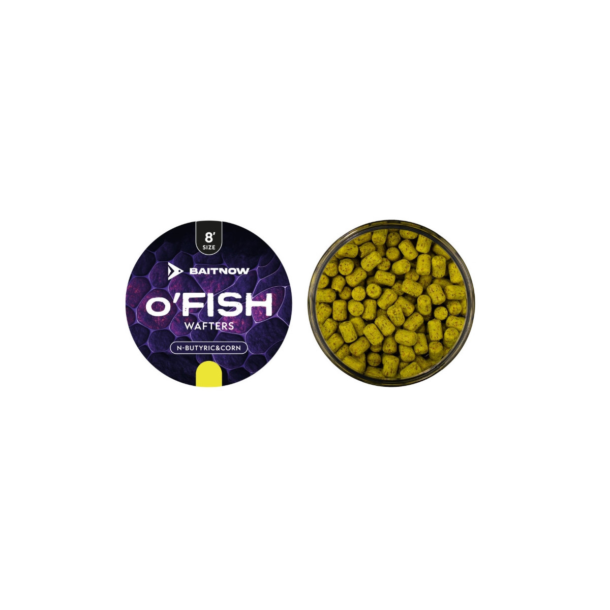 Przynęta BaitNow O'Fish Wafters 8mm - N-Butyric & Corn Przynęta BaitNow O'Fish Wafters 8mm - N-Butyric & Corn