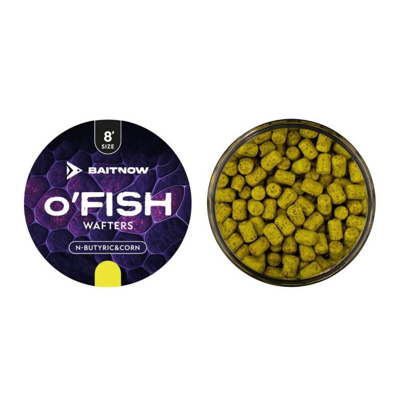Przynęta BaitNow O'Fish Wafters 8mm - N-Butyric & Corn Przynęta BaitNow O'Fish Wafters 8mm - N-Butyric & Corn