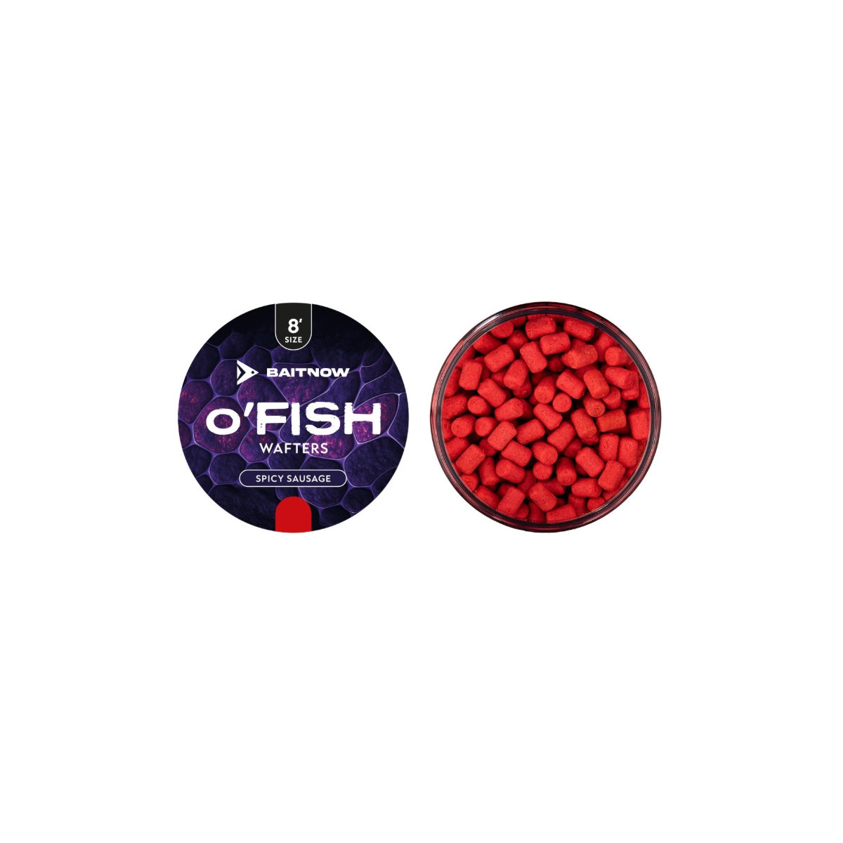Przynęta BaitNow O'Fish Wafters 8mm - Spicy Sausage Przynęta BaitNow O'Fish Wafters 8mm - Spicy Sausage