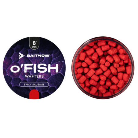 Przynęta BaitNow O'Fish Wafters 8mm - Spicy Sausage Przynęta BaitNow O'Fish Wafters 8mm - Spicy Sausage
