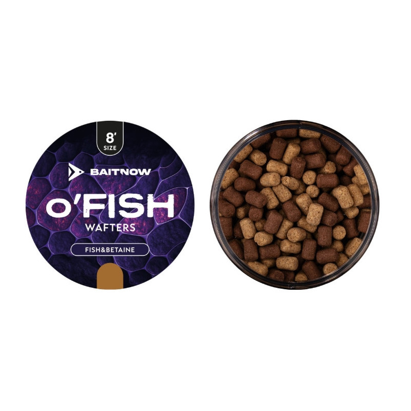 Przynęta BaitNow O'Fish Wafters 8mm - Fish Betaine Przynęta BaitNow O'Fish Wafters 8mm - Fish Betaine