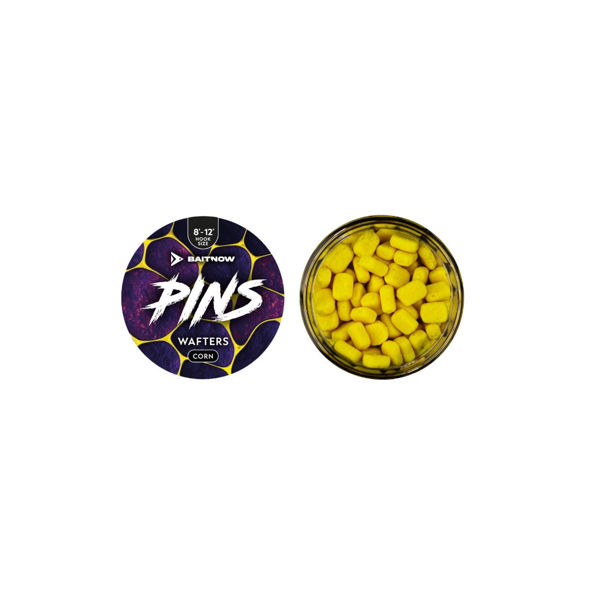 Przynęta BaitNow Pins Wafters 8mm - Corn Przynęta BaitNow Pins Wafters 8mm - Corn