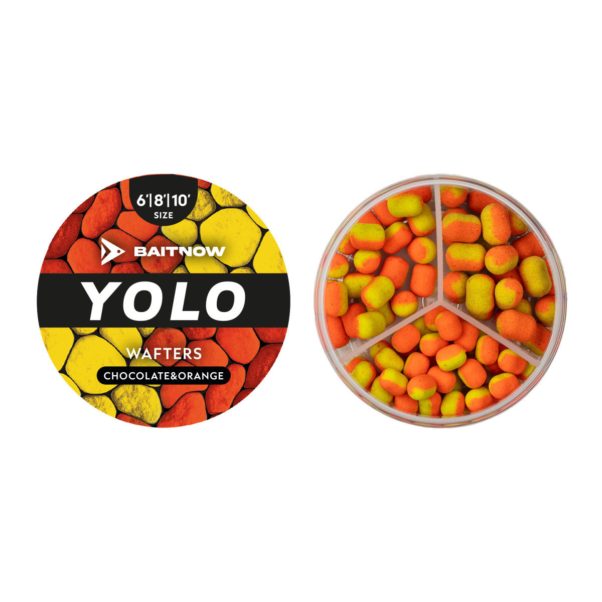 Przynęta BaitNow Yolo Wafters 8mm - Chocolate & Orange Przynęta BaitNow Yolo Wafters 8mm - Chocolate & Orange