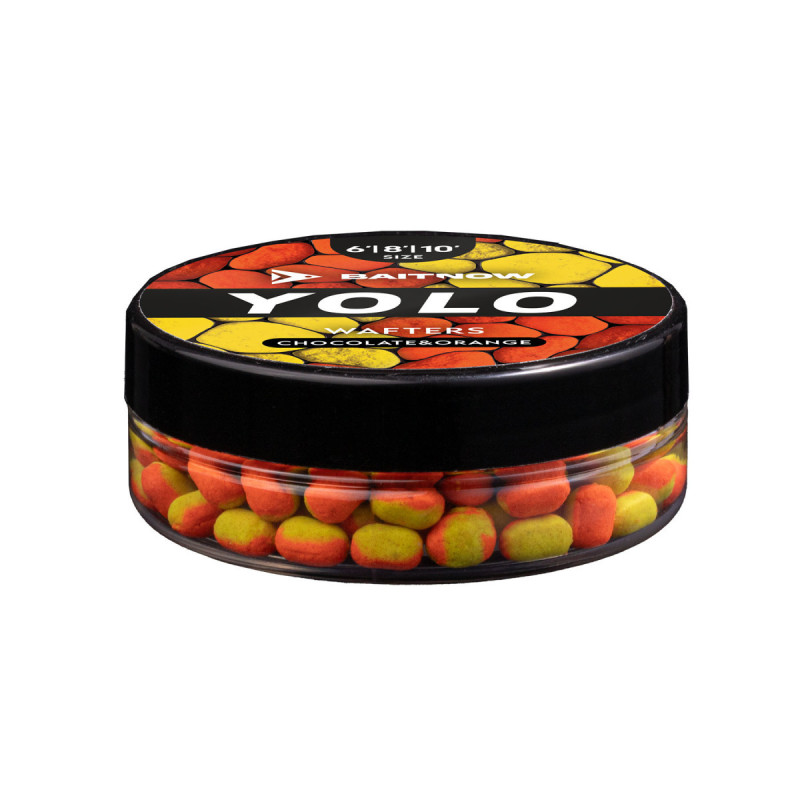Przynęta BaitNow Yolo Wafters 8mm - Chocolate & Orange Przynęta BaitNow Yolo Wafters 8mm - Chocolate & Orange