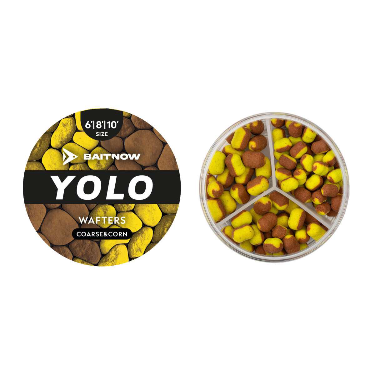 Przynęta BaitNow Yolo Wafters 8mm - Coarse & Corn Przynęta BaitNow Yolo Wafters 8mm - Coarse & Corn
