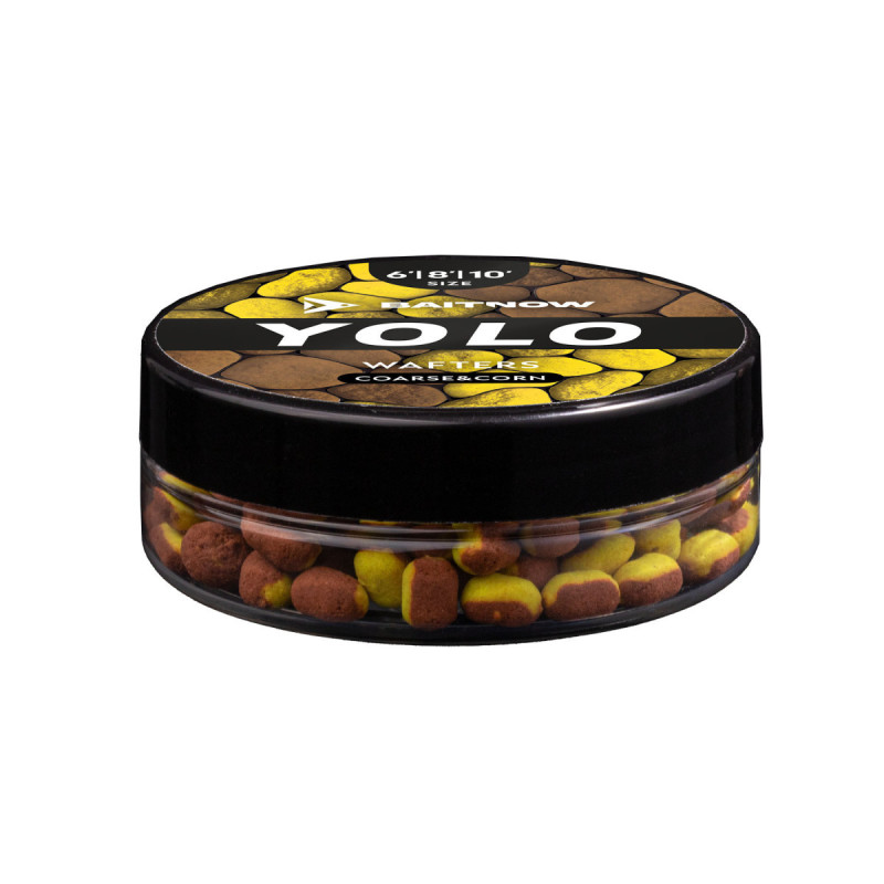 Przynęta BaitNow Yolo Wafters 8mm - Coarse & Corn Przynęta BaitNow Yolo Wafters 8mm - Coarse & Corn