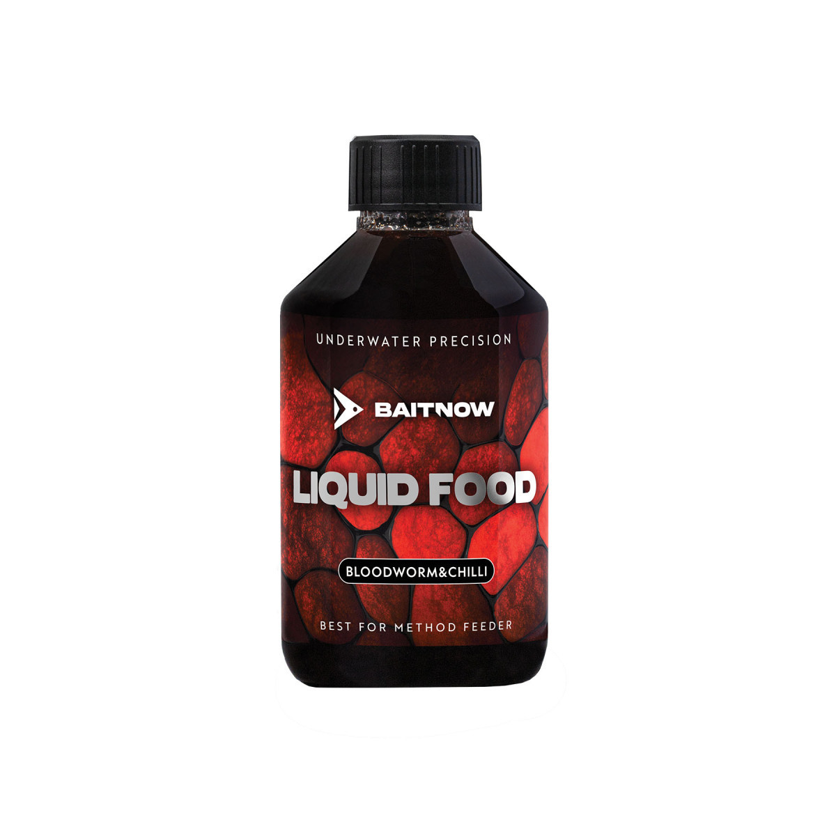 Atraktor w płynie BaitNow Liquid Food 250ml - Bloodworm & Chili Atraktor w płynie BaitNow Liquid Food 250ml - Bloodworm & Chili