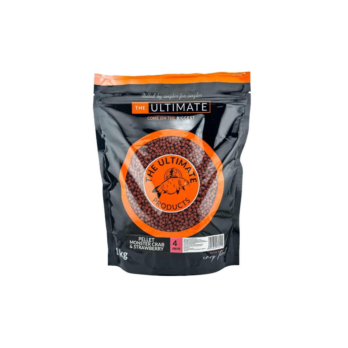 Pellet The Ultimate Monster Crab & Strawberry 4mm 1kg Pellet The Ultimate Monster Crab & Strawberry 4mm 1kg