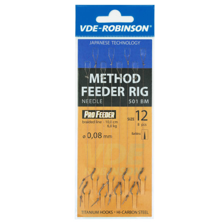 Przypony VDE-Robinson MF 501BM Barbless / PLECIONKA / IGŁA hak10