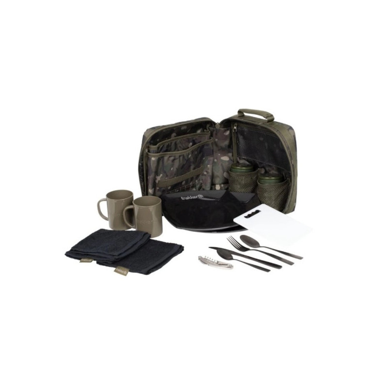 Torba z akcesoriami kuchennymi Trakker NXC Camo Deluxe Food Set 27x27x10cm Torba z akcesoriami kuchennymi Trakker NXC Camo Deluxe Food Set 27x27x10cm