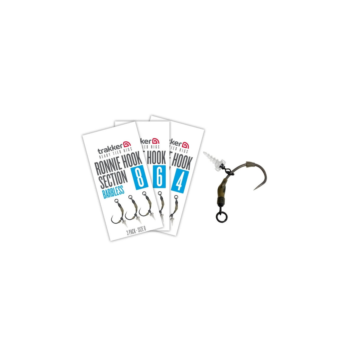 Haczyki Trakker Ronnie Hook Section Barbless hak6 Haczyki Trakker Ronnie Hook Section Barbless hak6