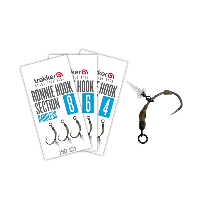 Haczyki Trakker Ronnie Hook Section Barbless hak6 Haczyki Trakker Ronnie Hook Section Barbless hak6