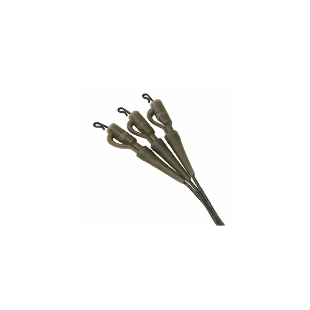 Gotowe zestawy  z leadcorem i bezpiecznym klipsem Trakker Leadcore Leadclip Leader 75cm / 45lb