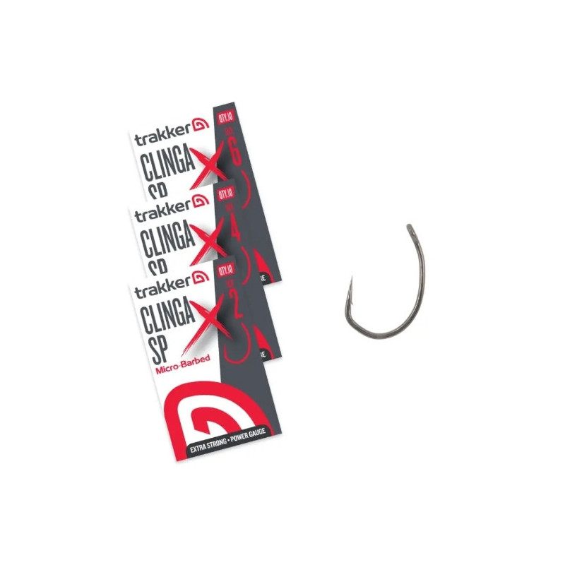 Haczyki Trakker Clinga SP XS Hooks Micro Barbed roz.4 Haczyki Trakker Clinga SP XS Hooks Micro Barbed roz.4